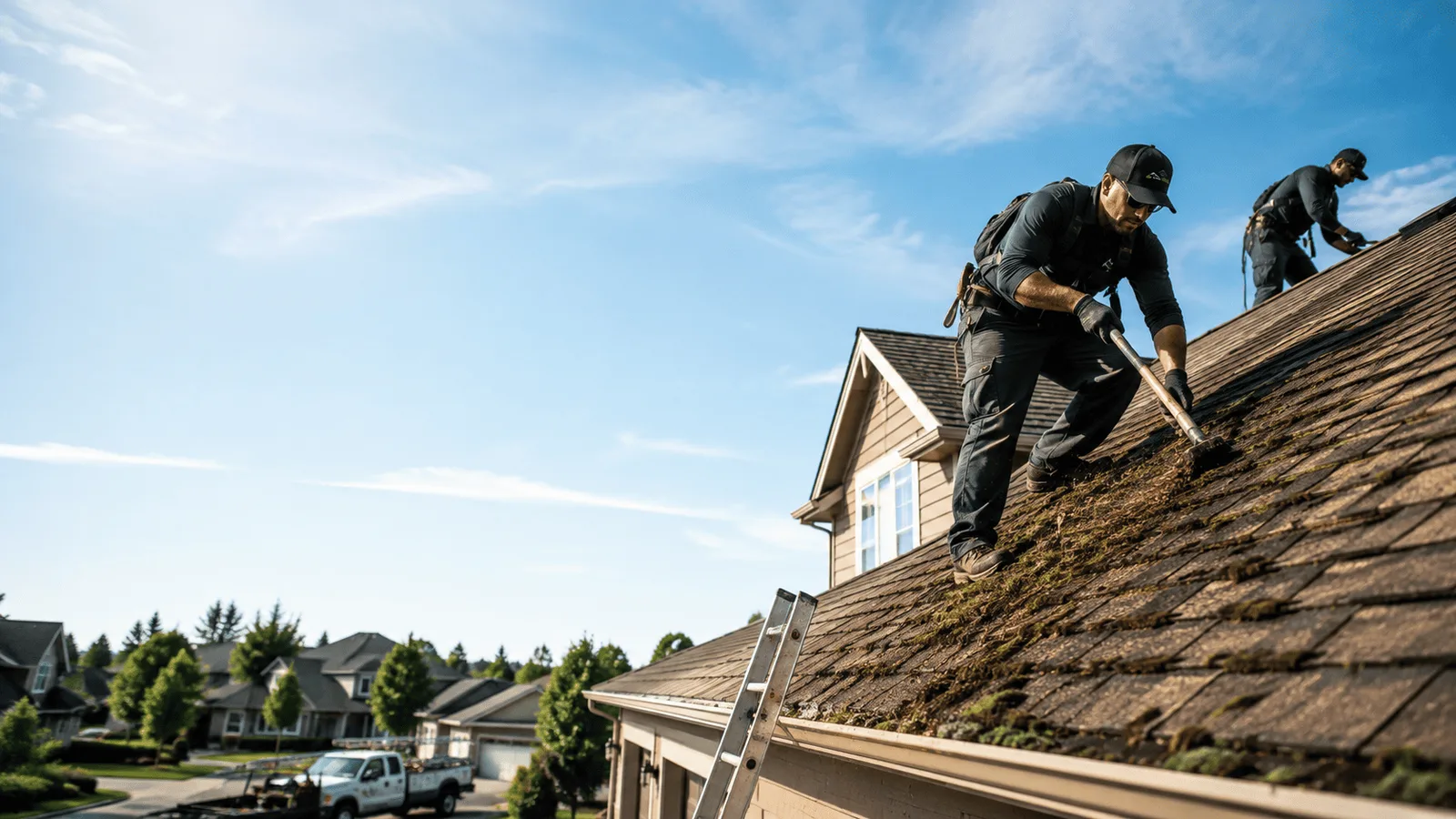 Roof Moss Removal in Depew, OK near me